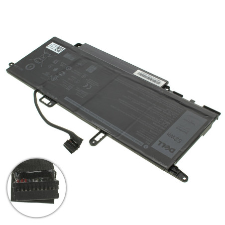 Батарея DELL NF2MW Latitude 9410 7.6V 6500mAh 52Wh 7146W 02K0CK 08W3YY 0C76H7 8RTVG DJ5GG G8F6M P110G001 WD8P8 N032L7400C D1506
