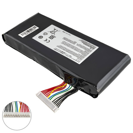 Батарея для ноутбука MSI BTY-L77 GT72 GT72S GT80 GT80S MS-1781 MS-1783 11.1 V 7800 mAh 2PE-022CN 2QD-1019XCN 2QD-292XCN BTY L77