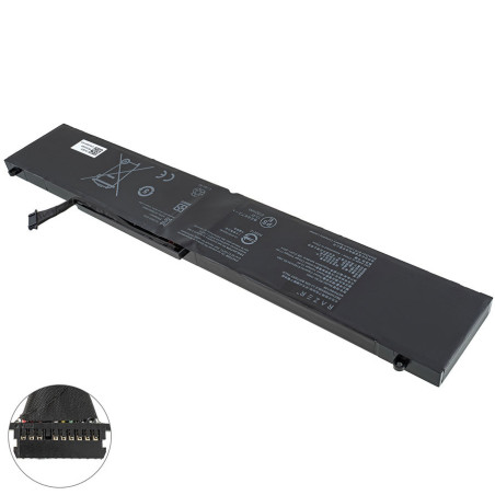 Батарея для ноутбука RAZER RC30-0483 Blade 16 Blade 16 2024 15.4V 6182mAh 95.2Wh RZ09-05102TN4-R3T1 RZ09 RC30 05102TN4 0483 R3T