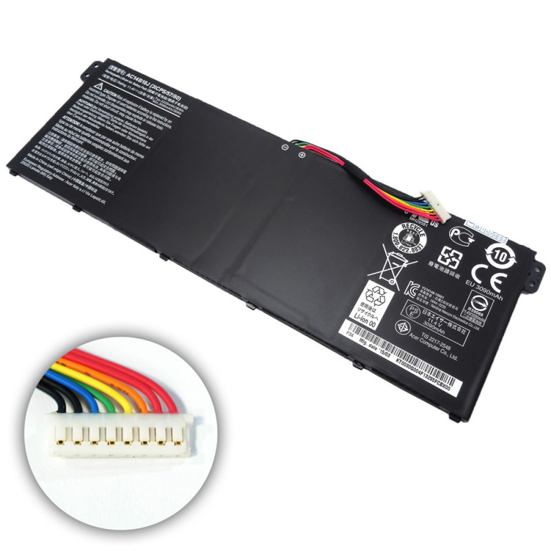 Батарея для ноутбука ACER AC14B18J Aspire ES1-511 ES1-512 ES1-523 ES1-524 ES1-533 11.4V 3220mAh ES1 512 523 533 524 511 11.4 V