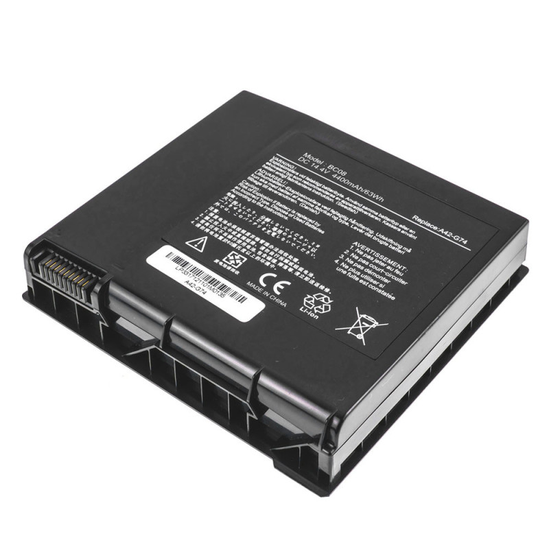 Батарея для ноутбука Asus A42-G74 G74SX G74SW G74JH ICR18650-26F LC42SD128 14.4V 4400mAh A42 G74 ICR18650 26F 14.4 V 4400 mAh