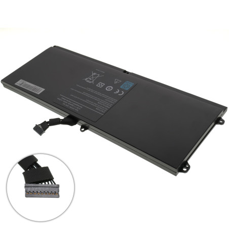 Батарея для ноутбука Dell 0HTR7 XPS 15z L511Z 14.8V 4400mAh 64Wh 075WY2 0NMV5C 75WY2 NMV5C OHTR7 14.8 V 4400 mAh 64 Wh