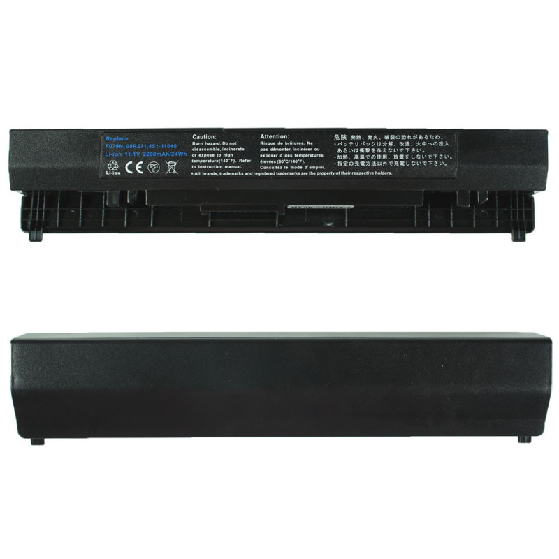 Батарея Dell J024N Latitude 2100 2110 2120 11.1V 2200mAh 00R271 312-0142 451-11039 451-11040 F079N G038N 6P147 P576R W355R 0142