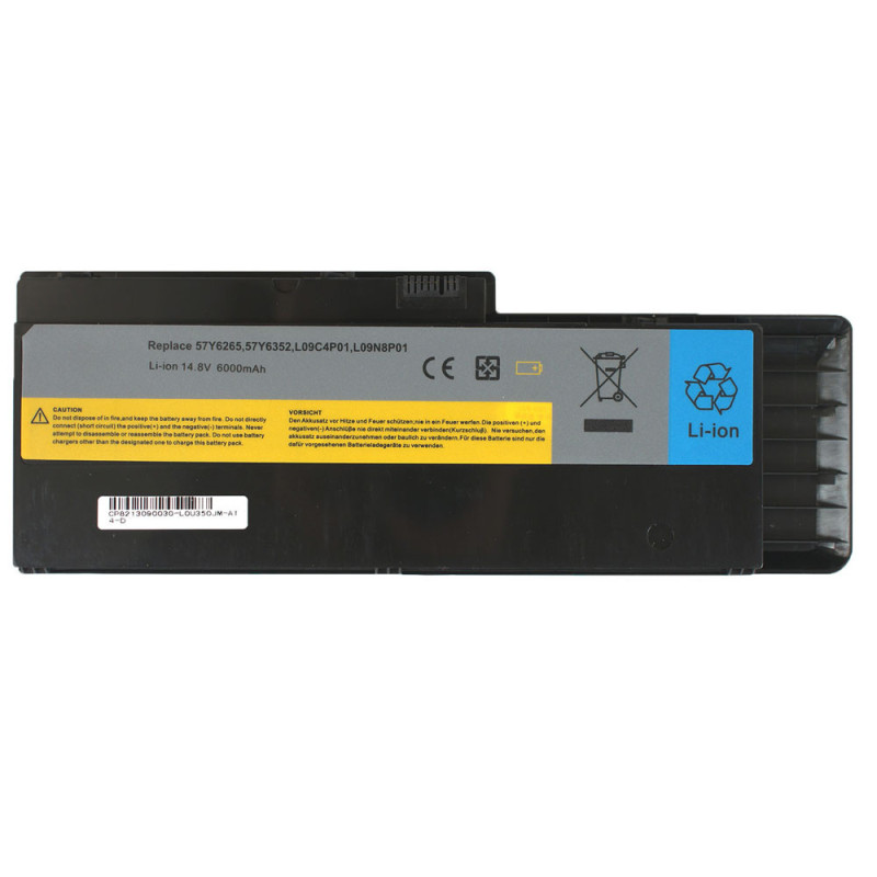 Батарея для ноутбука Lenovo L09C4P01 U350 14.8V 6000mAh 14.8 V 6000 mAh