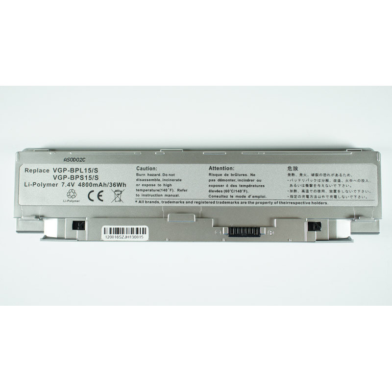 Батарея для ноутбука Sony BPL15 VGP-BPS15 VGP-BPL15 7.4V 4800mAh BPS15 VGP BPL15 7.4 V 4800 mAh