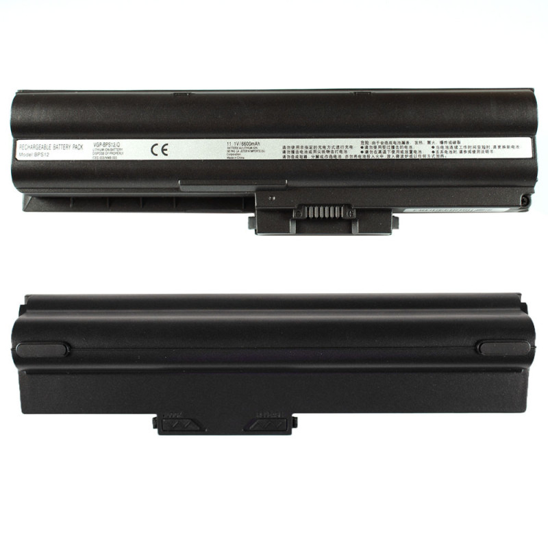 Батарея для ноутбука Sony BPS12 VGP-BPL12 VGP-BPS12 10.8V 6600mAh BPL12 VGP BPS12 10.8 V 6600 mAh