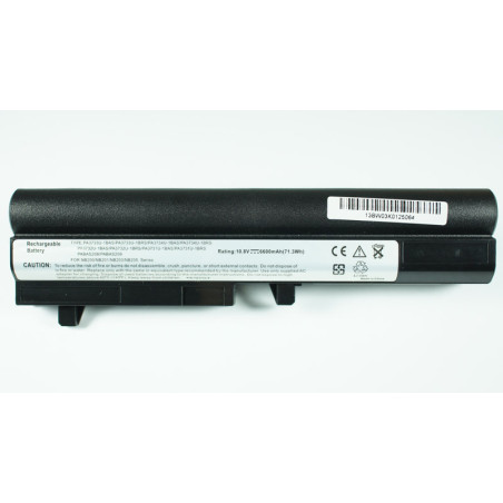 Батарея для ноутбука Toshiba PA3732 NB200 NB201 NB205 NB255 NB300 10.8V 6600mAh 10.8 V 6600 mAh