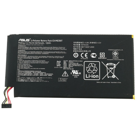 Батарея для планшета ASUS C11-ME301T Asus Memo Pad ME301T Tablet PC 3.75V 5070mAh C11 ME301T 3.75 V 5070 mAh