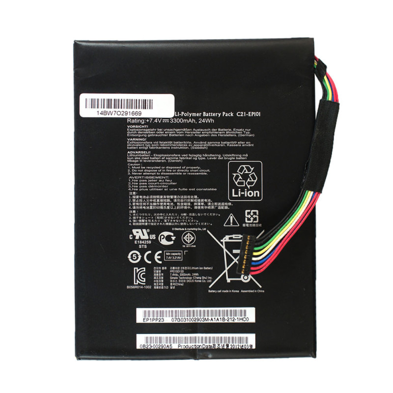 Батарея для планшета ASUS C21-EP101 Transformer TF101 TR101 Tablet PC 7.4V 3300mAh 7.4 V 3300 mAh C21 EP101