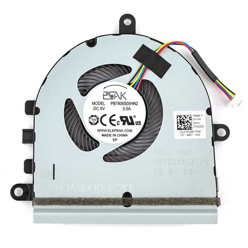 Вентилятор для ноутбука DELL P75F006 DP/N 07MCD0 CN-07MCD0-F0S00-9