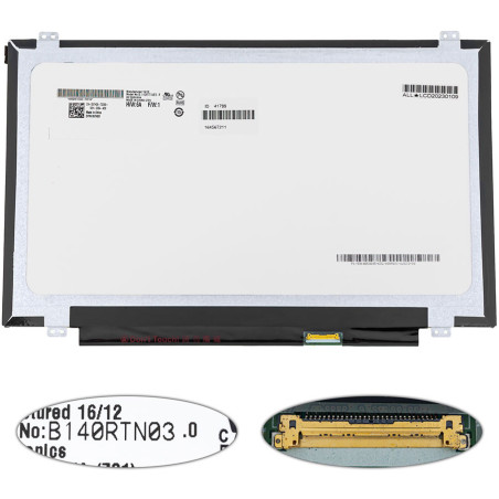 Матрица 14.0 B140RTN03.0 1600*900 30pin eDP LED SLIM