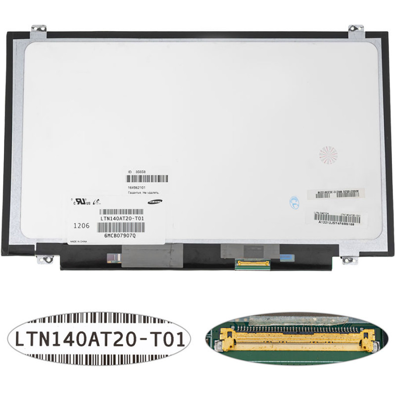 Матрица 14.0 LTN140AT20 1366*768 40pin LED SLIM