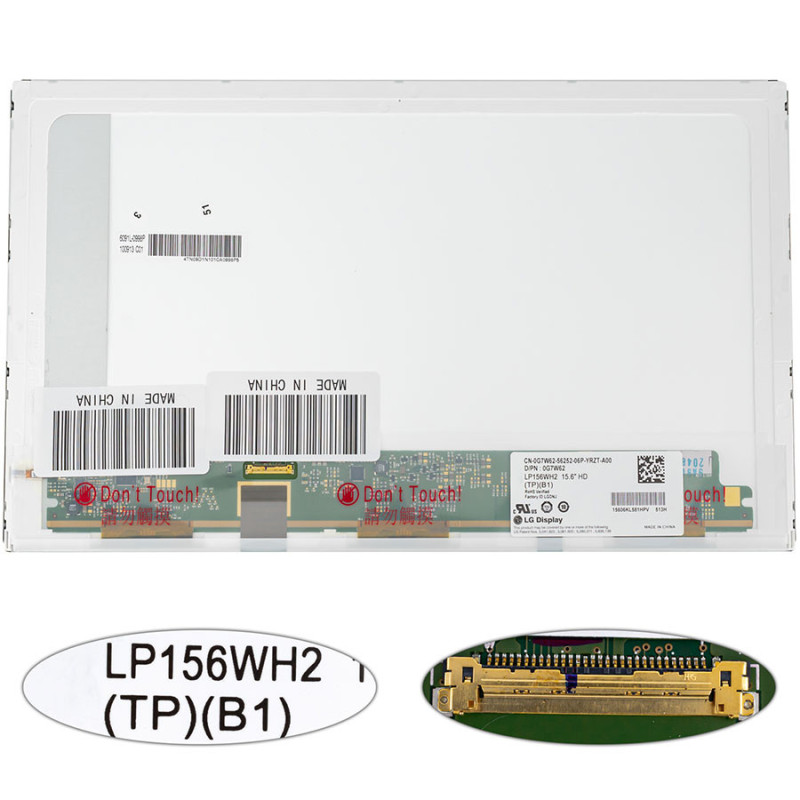 Матриця Dell E5510 E6510 M4500 15.6 LP156WH2-TPB1 1366*768 30pin eDP LED NORMAL