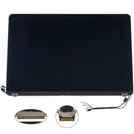 Кришка та матриця в зборі для ноутбука Apple A1398 2013-2014 12 pin Silver ОРИГІНАЛ AAS
