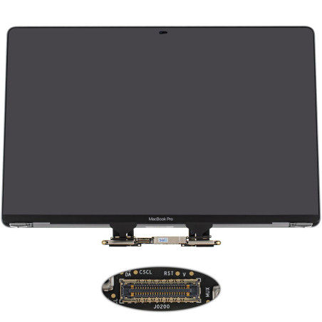 Крышка та матрица в сборе Apple A1990 2018-2019 Space Gray ОРИГИНАЛ AASP True Tone