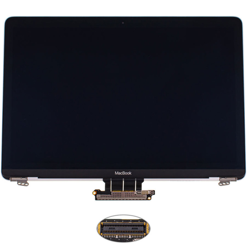 Кришка та матриця у зборі Apple A1534 2016-2017 Silver ОРИГІНАЛ AASP