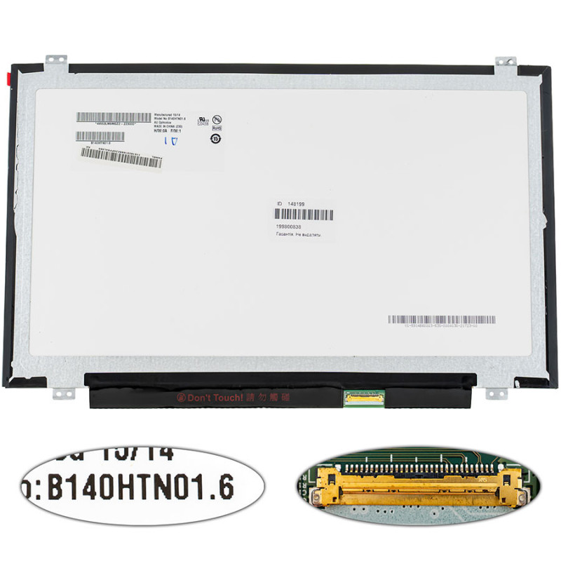 Матриця 14.0 B140HTN01.6 1920*1080 30pin eDP LED SLIM