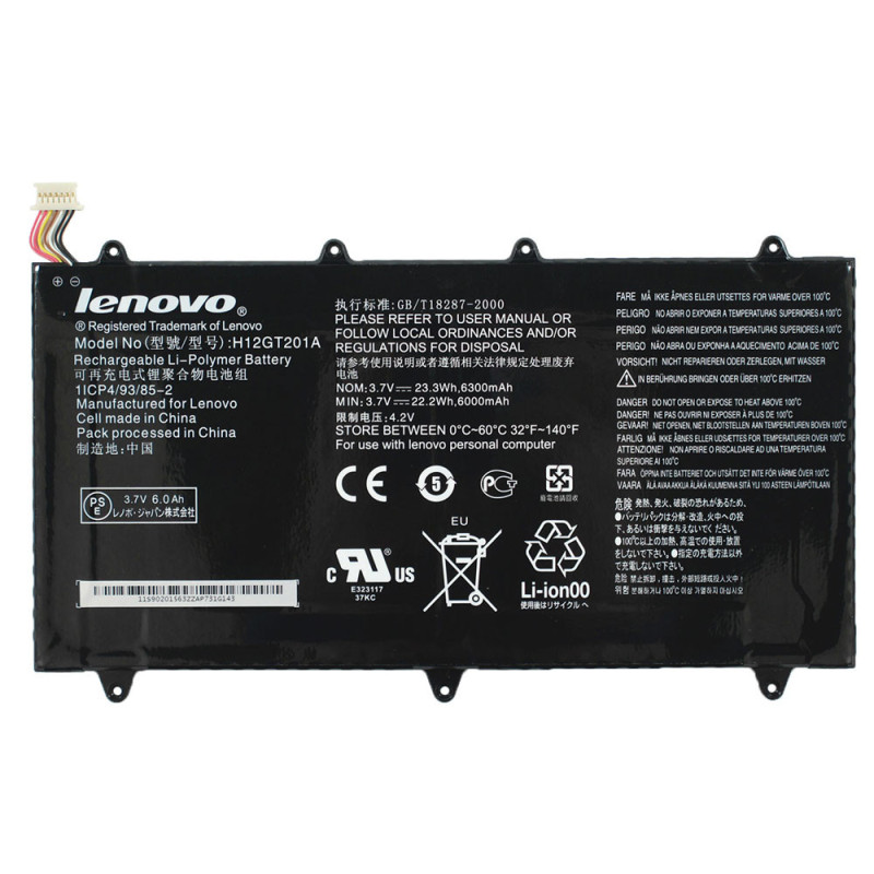 Батарея для планшета Lenovo A2109A 3.7V 6000mAh H12GT201A 3.7 V 6000 mAh