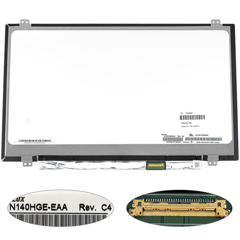 Матриця 14.0 N140HGE-EAA 1920*1080 30pin eDP 220cd/m2 LED SLIM