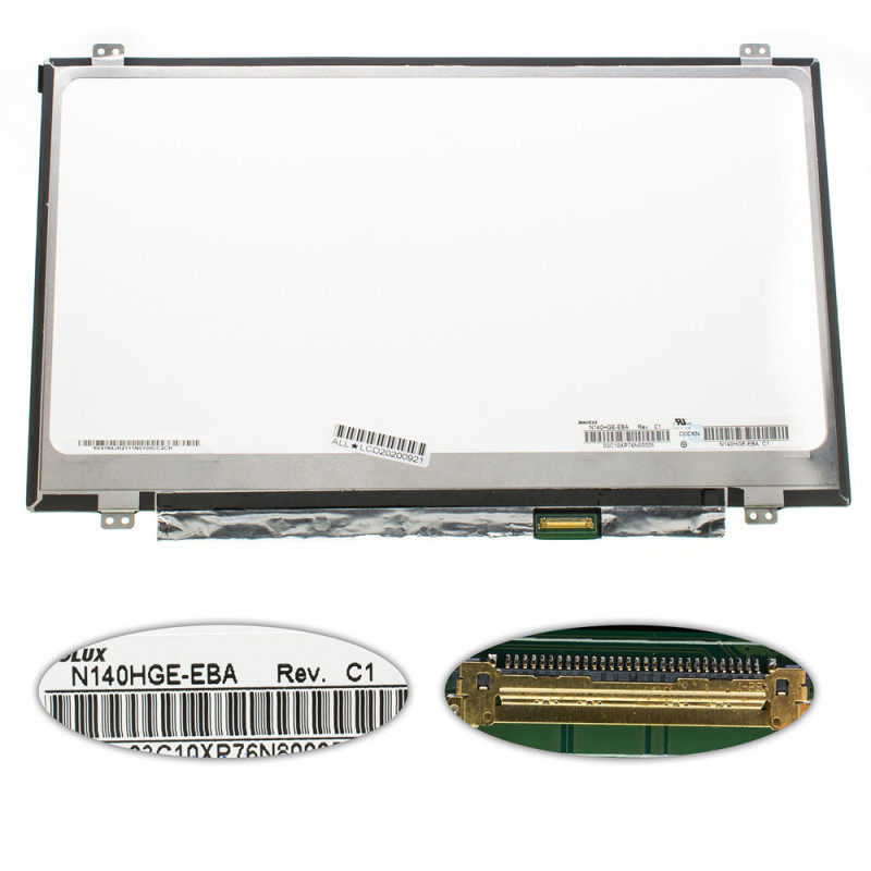 Матриця 14.0 N140HGE-EBA 1920*1080 30pin eDP 220cd m2 LED SLIM