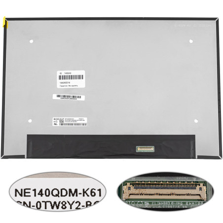 Матриця 14.0 NE140QDM-K61 touch 2560*1600 40pin eDP IPS LED SLIM