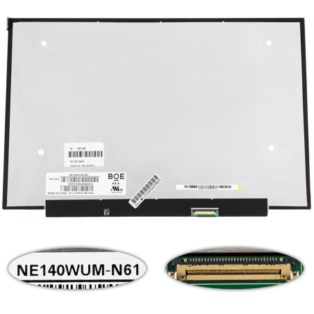 Матриця 14.0 NE140WUM-N61 1920*1200 30pin eDP IPS LED SLIM