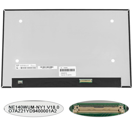 Матриця 14.0 NE140WUM-NY1 1920*1200 40pin eDP 165Hz 400cd m2 sRGB LED SLIM