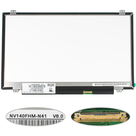 Матрица 14.0 NV140FHM-N41 1920*1080 30pin eDP 250cd m2 IPS LED SLIM