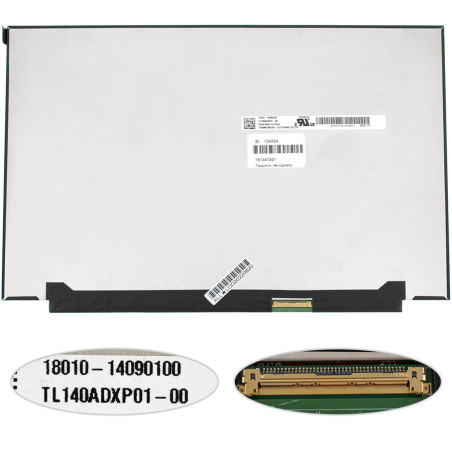 Матрица 14.0 TL140ADXP01-00 2560*1600 40pin eDP 200Hz IPS 500cd m2 DCI-P3 LED SLIM