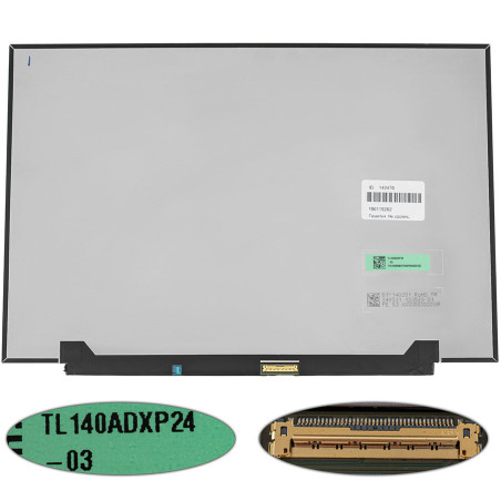Матрица 14.0 TL140ADXP24-00 2880*1800 40pin eDP 120Hz sRGB LED SLIM