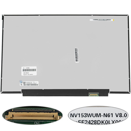 Матрица 15.3 NV153WUM-N61 1920*1200 30pin eDP IPS sRGB LED SLIM