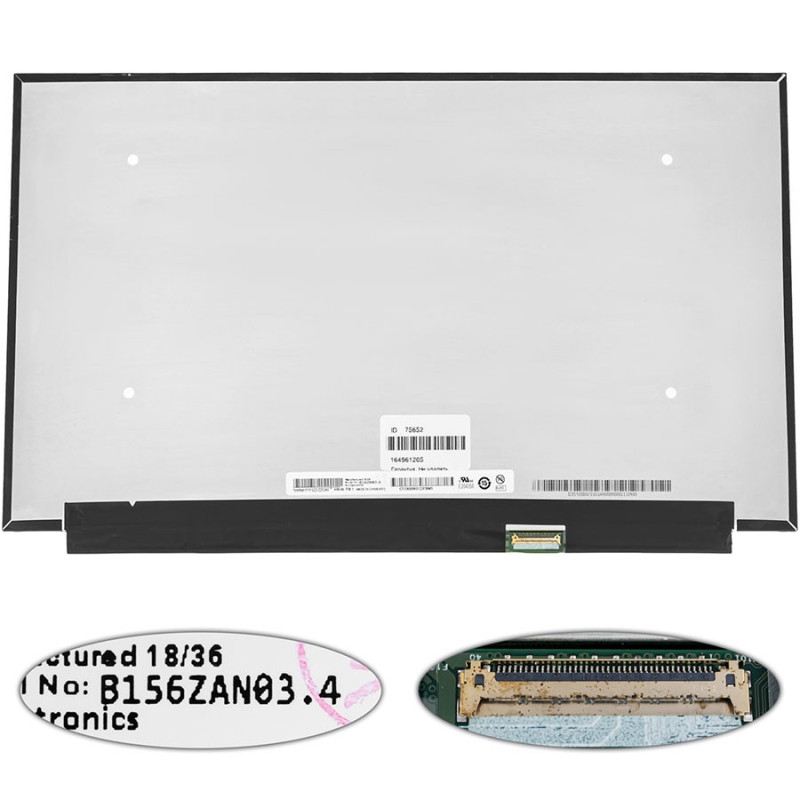 Матрица 15.6 B156ZAN03.4 3840*2160 40pin eDP IPS LED SLIM Матрица 15.6 B156ZAN03.4 3840*2160 40pin eDP IPS LED SLIM