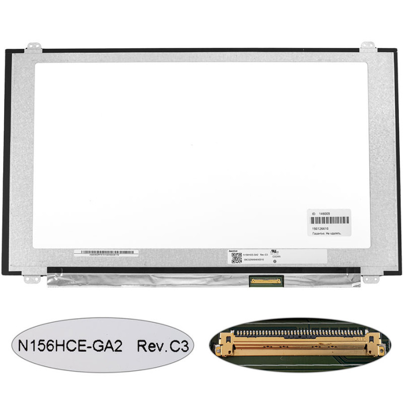 Матриця 15.6 N156HCE-GA2 Rev C3 1920*1080 40pin eDP IPS 144HZ 300cd/m2 72% NTSC LED SLIM