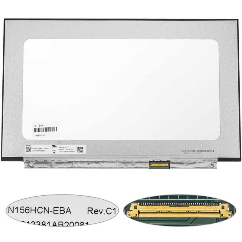 Матриця 15.6 N156HCN-EBA touch 1920*1080 40pin eDP IPS LED SLIM Матриця 15.6 N156HCN-EBA touch 1920*1080 40pin eDP IPS LED SLIM