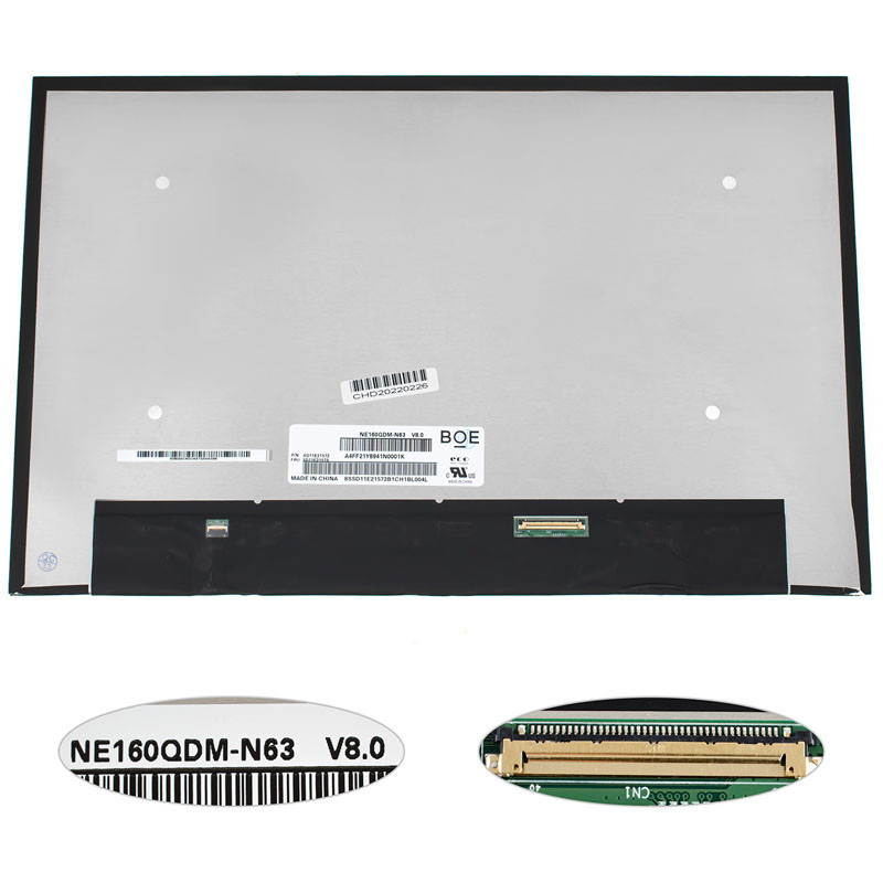 Матриця 16.0 NE160QDM-N63 2560*1600 40pin eDP IPS 400cd m2 LED SLIM Матриця 16.0 NE160QDM-N63 2560*1600 40pin eDP IPS 400cd m2 LED SLIM