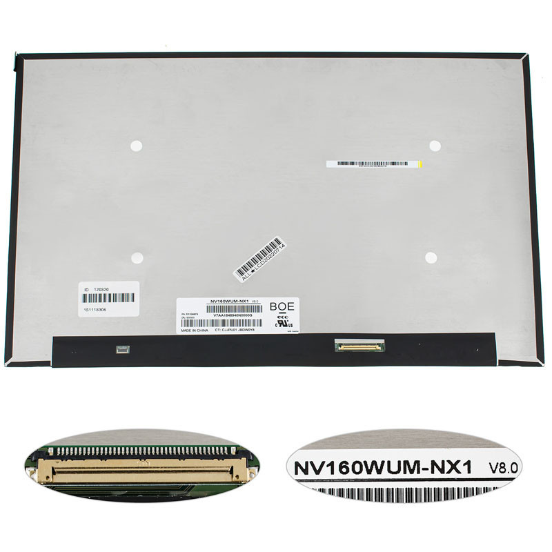 Матриця 16.0 NV160WUM-NX1 1920*1200 40pin eDP IPS 144Hz 500cd m2 LED SLIM Матриця 16.0 NV160WUM-NX1 1920*1200 40pin eDP IPS 144Hz 500cd m2 LED SLIM