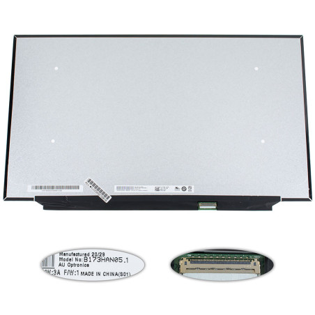Матриця 17.3 B173HAN05.1 1920*1080 40pin eDP IPS 300HZ LED SLIM