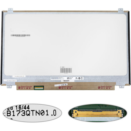 Матриця 17.3 B173QTN01.0 2560*1440 40pin eDP 120Hz LED SLIM