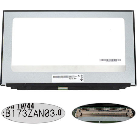 Матриця 17.3 B173ZAN03.0 HW 1A 3840*2160 40pin eDP IPS 400cd m2 LED SLIM