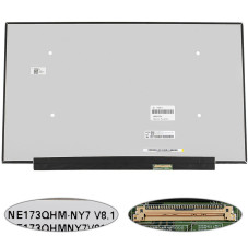 Матриця 17.3 NE173QHM-NY7 2560*1440 40pin eDP IPS 165Hz 400 cd m? DCI-P3 LED SLIM