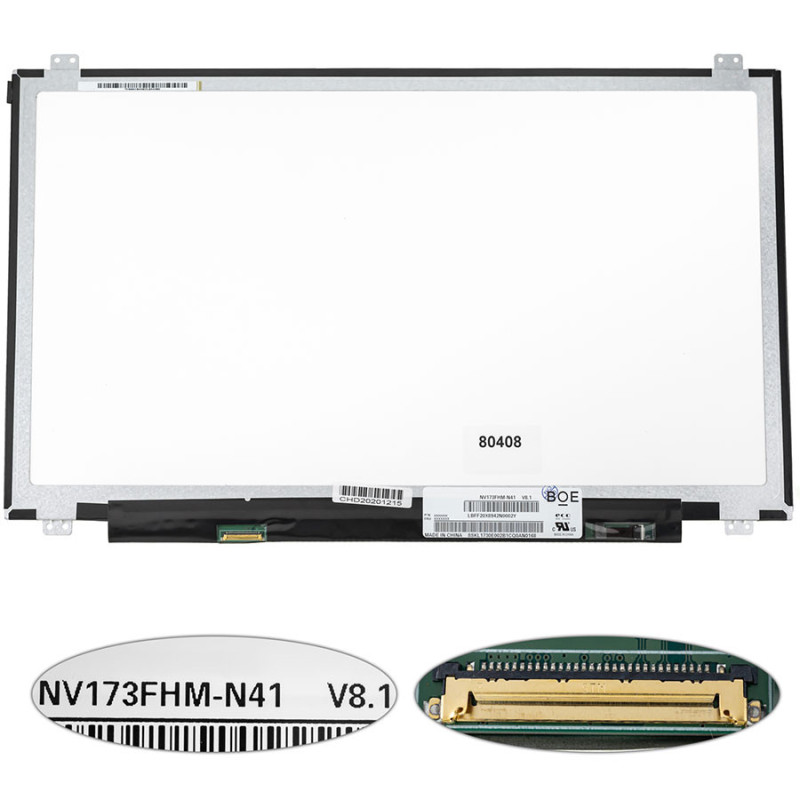 Матриця 17.3 NV173FHM-N41 1920*1080 30pin eDP IPS 300cd/m2 LED SLIM Матриця 17.3 NV173FHM-N41 1920*1080 30pin eDP IPS 300cd/m2 LED SLIM