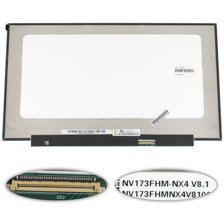 Матриця 17.3 NV173FHM-NX4 1920*1080 40pin eDP IPS 144HZ 250cd m2 LED SLIM