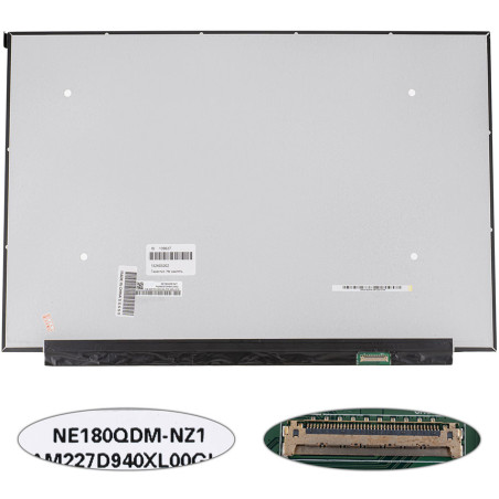 Матриця 18.0 NE180QDM-NZ1 2560*1600 40pin eDP IPS 165Hz LED SLIM