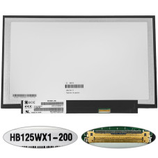 Матриця 12.5 HB125WX1-200 1366*768 30pin eDP LED SLIM