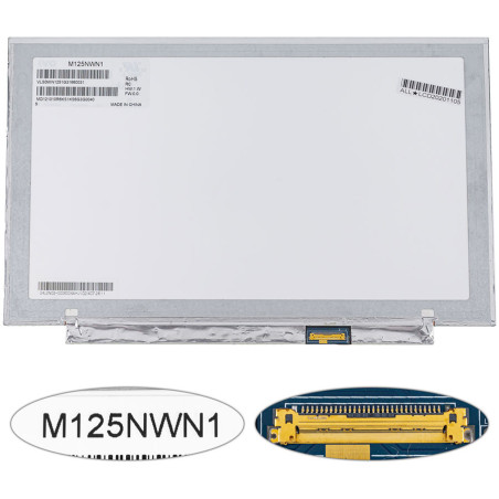 Матриця 12.5 M125NWN1 R.0 1366*768 30pin eDP LED SLIM