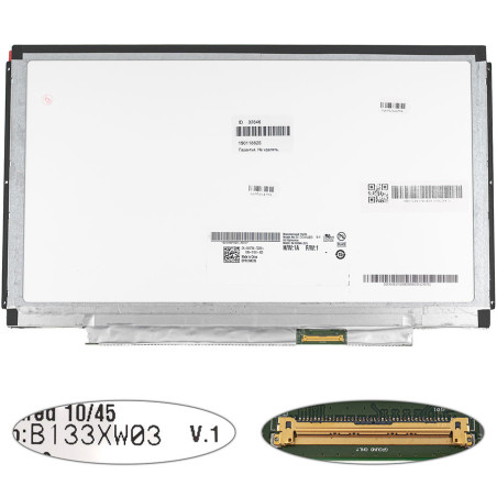 Матриця 13.3 B133XW01 V.1 1366*768 40pin LED SLIM