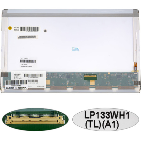 Матриця 13.3 LP133WH1-TLA1 1366*768 40pin LED NORMAL глянсова роз'єм справа внизу