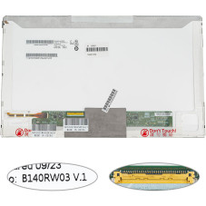 Матриця 14.0 B140RW03 V.1 1600*900 40pin LED NORMAL матова роз'єм зліва внизу