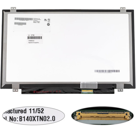 Матриця 14.0 B140XTN02.0 1366*768 40pin LED SLIM