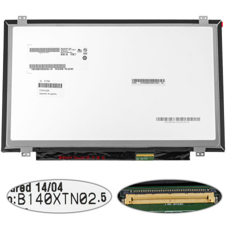 Матриця 14.0 B140XTN02.5 1366*768 40pin LED SLIM